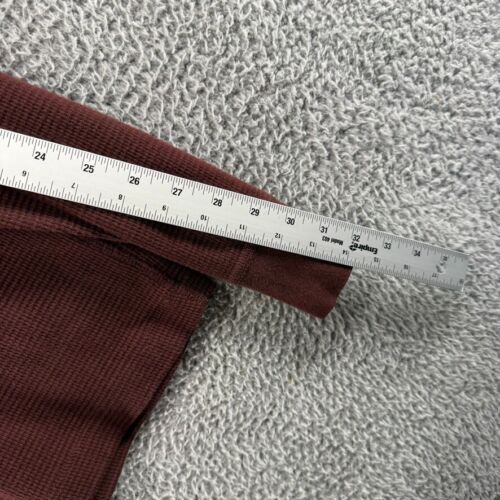 J Crew Thermal Shirt Men's XL Red Maroon Vintage Thermal Outdoorsman Waffle y2k - Picture 7 of 10