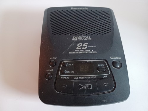 Panasonic KX-TM90-B - 25 Minute Digital Answering Messaging System-Black PARTS - Zdjęcie 3 z 12