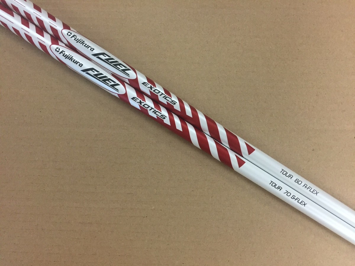 Fujikura Fuel White Tour Exotics Driver Shaft + Grip Pick Flex And