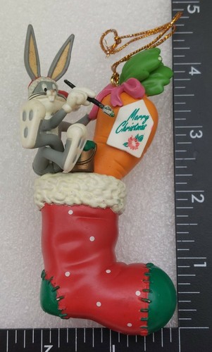 CHRISTMAS ORNAMENTS TIGGER, BUGS BUNNY, 1ST CHRISTMAS, BRASS BELL,TEDDY Lot Of 5 - Bild 4 von 12