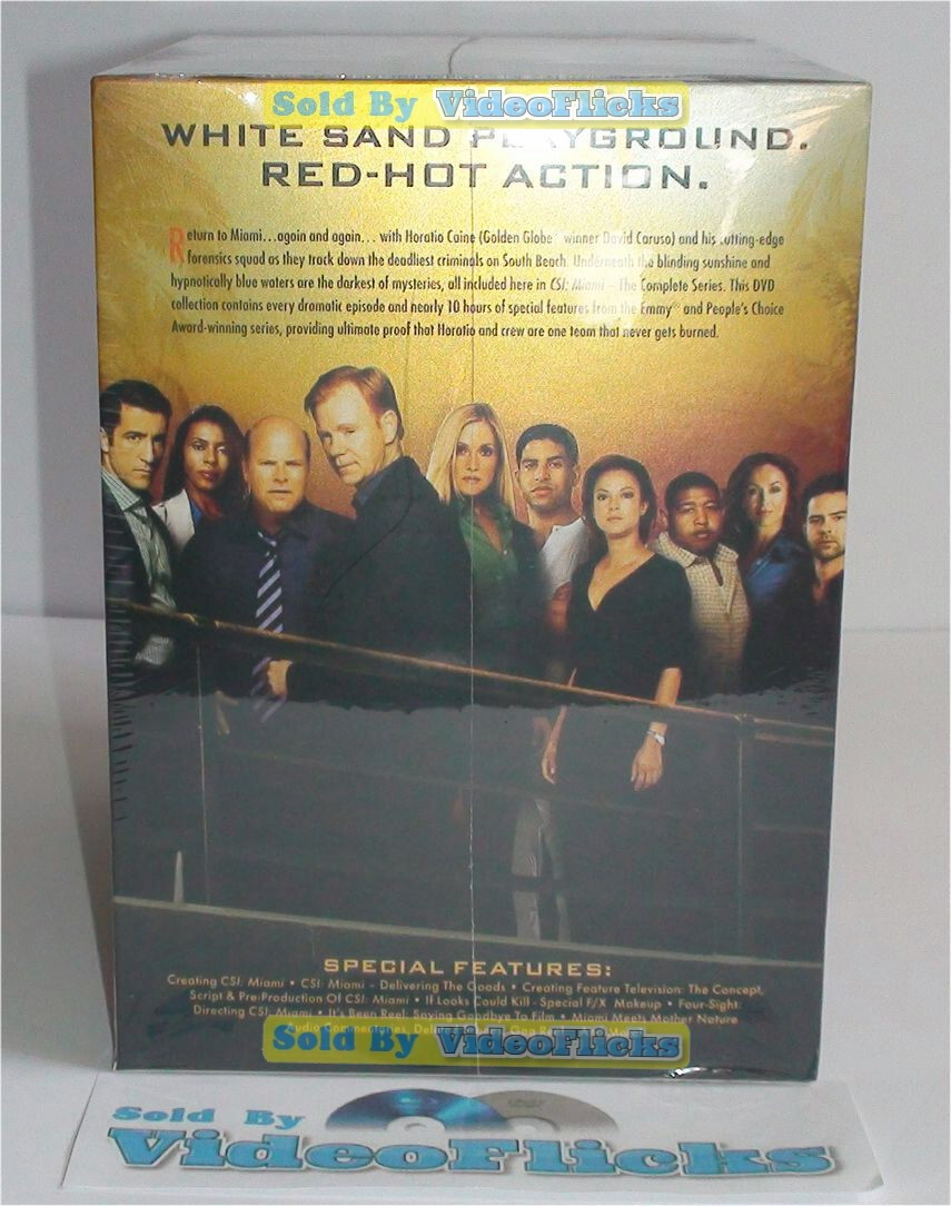 CSI Miami The Complete Series Seasons 1-10 DVD 65-Disc Box Set New
