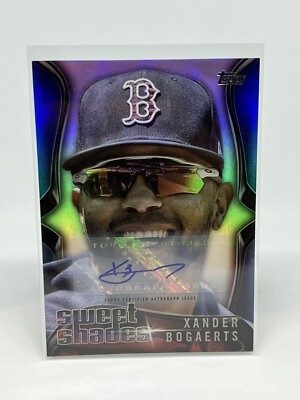 2022 Series 2 Sweet Shades Auto #SS-16 Xander Bogaerts 8/10 - Boston Red Sox