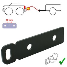 Abreißlasche für Anhängerkupplung 2-Loch-Flanschkugelkopf 90mm für VW Taro 89-97