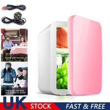 8 Litre Mini Travel Fridge Cooler Car Caravan & Home AC Adaptor Room Desk Makeup