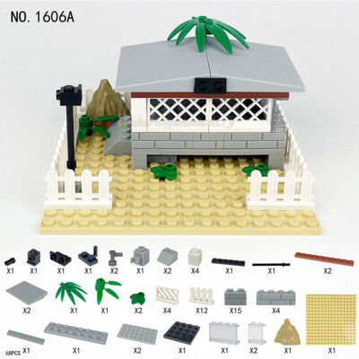 MOC Buidling Block Bricks Farm Pineapple Tomato Pumpkin Garden Field DIY Set Lot