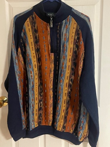 Coogi 3D knit zip up jacket - Gem Coogi 3D knit zip up jacket - Gem