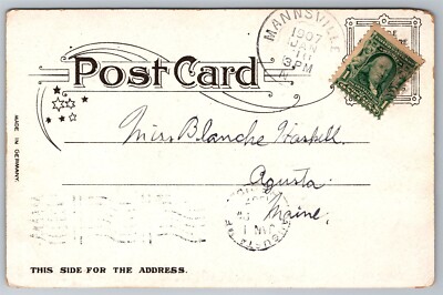 Postcard Conservatory Bronx Park NY 1907 V107 | eBay