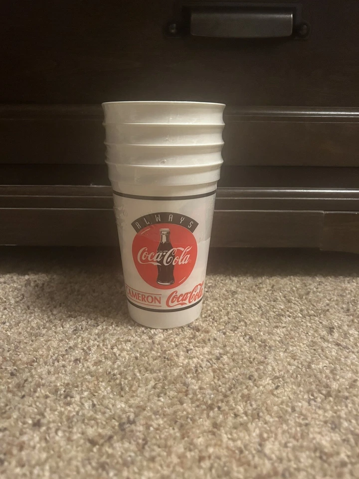 Tazas reutilizables de plástico Vernon Law VINTAGE - Pack de 4 Foto 2 de 2