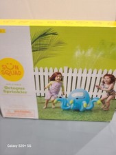 Sun Squad Inflatable Octopus Sprinkler attaches to any garden hose