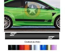 2 X BANDES POUR FORD FOCUS ST RALLYE 175cm AUTOCOLLANT STICKER AUTO BD564