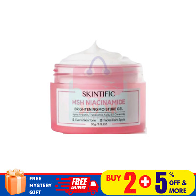 1 x SKINTIFIC MSH Niacinamide Brightening Moisturizer Gel 30 g kostenloser Ve...