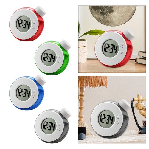 Water Powered Clock, Desk Clock, Digital Clock for Office, Living Room,