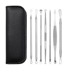 Blackhead Remover Pimple Tool Comedone Zit Extractor Kit For Nose Facial Pore