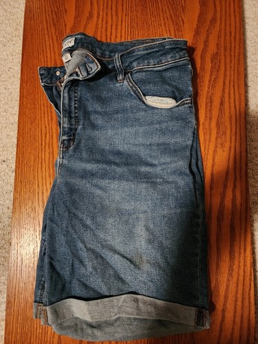 Ava & Viv Plus Size Rollbündchen Bermuda Jeansshorts Größe 20W