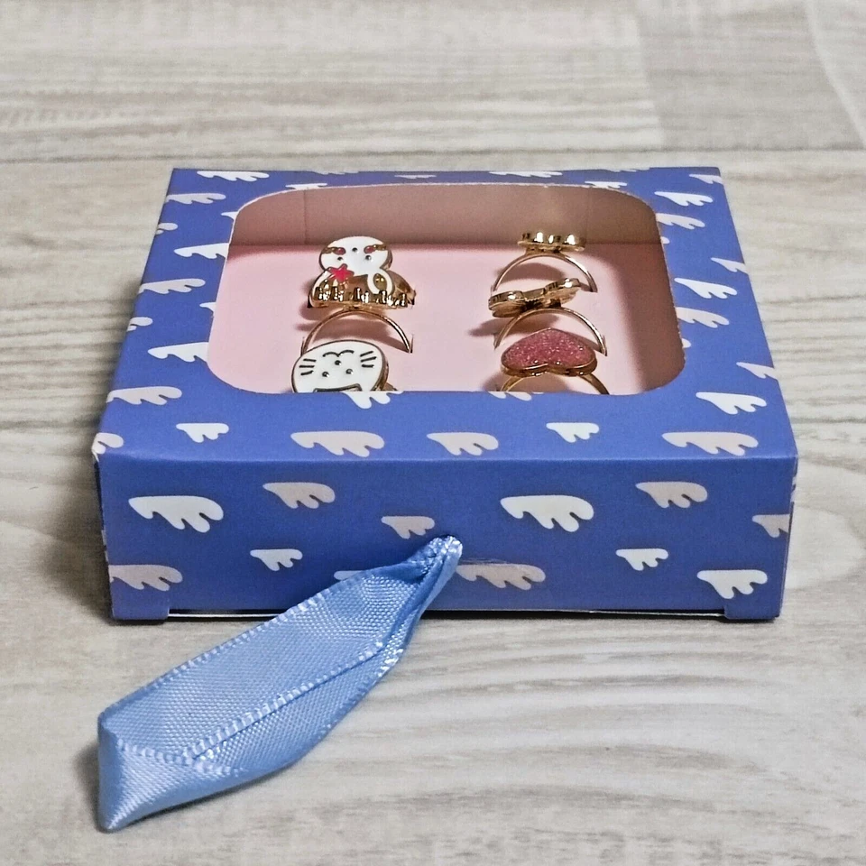 Anillos Flying Tiger Copenhagen niños 6 piezas nube caja de regalo Foto 3 de 3