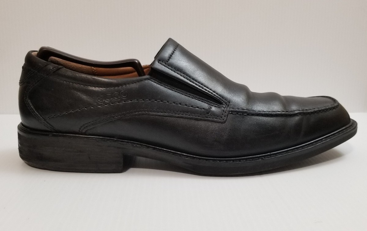 Ecco Men\'s Black Leather Slip-On Shoes Ecco Men main image 4