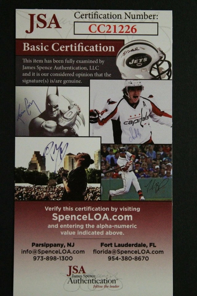 George Moriarty (d.64) 1903 -04 Chicago Cubs Autographed Signed 3x5 Card JSA - Image 3 of 3