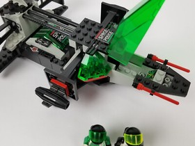 LEGO Space Police II 6897 Rebel Hunter Complete Spaceship Blacktron Prisoner