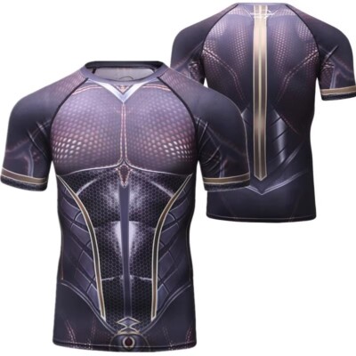 Ant-Man 3D Print Muscle T-shirts Fitness Tights  Short Sleeve Casual Tops Tee
