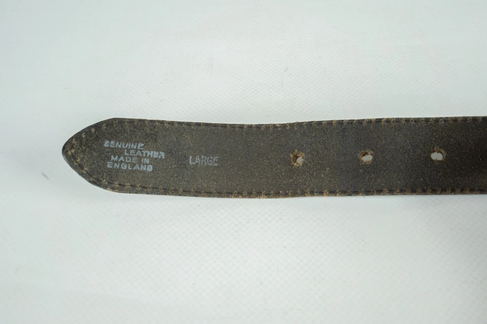 Cinturón de cuero negro vintage Gianni Versace Medusa Foto 4 de 4