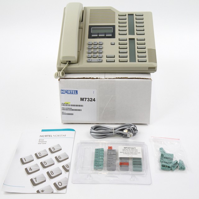 Nortel Norstar M7324 Ash Meridian Phone - Bulk | eBay