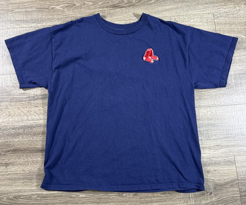 Boston Red Sox Shirt Herren Extra Large Navy Baseball gestickte Logostiche - Bild 2 von 9