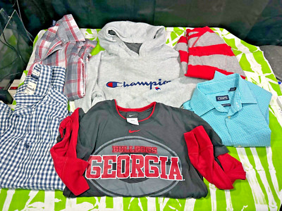 Calvin Klein, Abercrombie Etc. Namebrand Boys Clothing Lot of 6 - Sz. 10-12
