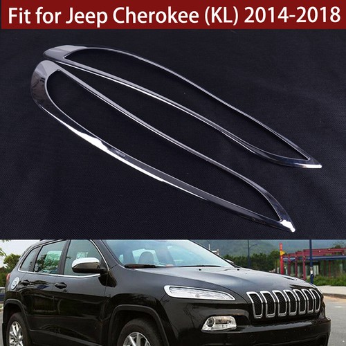 piezas Faro ABS Cromado Cubierta Trim Accesorios para Jeep Cherokee |