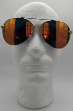 AQS Aquasmith Tommie 60-13-140 Aviator Sunglasses Gold Frame Designer