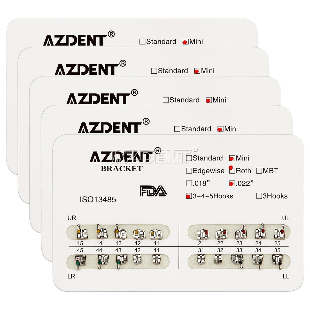 Confezione Da 10 Confezioni Dentale Ortodonico Super Elastico - Foto 2