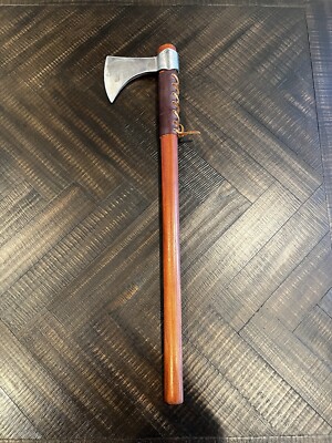 Handmade Axe With Engraved Boar