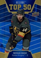 2019-20 Upper Deck Allure Top 50 Blue #T5045 Nicolas Hague - HKY