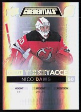 2021-22 Upper Deck Credentials Nico Daws Rookie /999