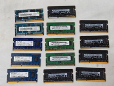 Lot of 14 2GB DDR3 SODIMM Laptop RAM 1600MHz 2GB-12800s