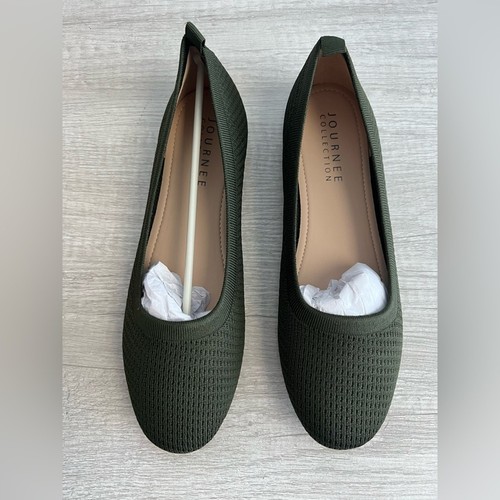 Journee Collection Maryann Damen-Strickballerinas rund geschnitten Größe 10 - Bild 4 von 9