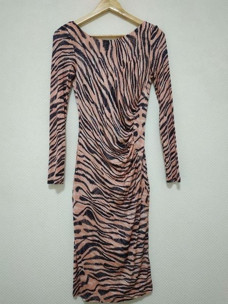 Women L.K.Bennett Dress Pink Silk 36 / S / 44