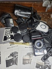 vtg camera accessories lot nikon manual lens rear cap film analog