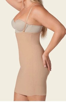 Leonisa Skort Slip XL Two-in-One Undetectable Sculpting Beige Shapewear NEW NWT