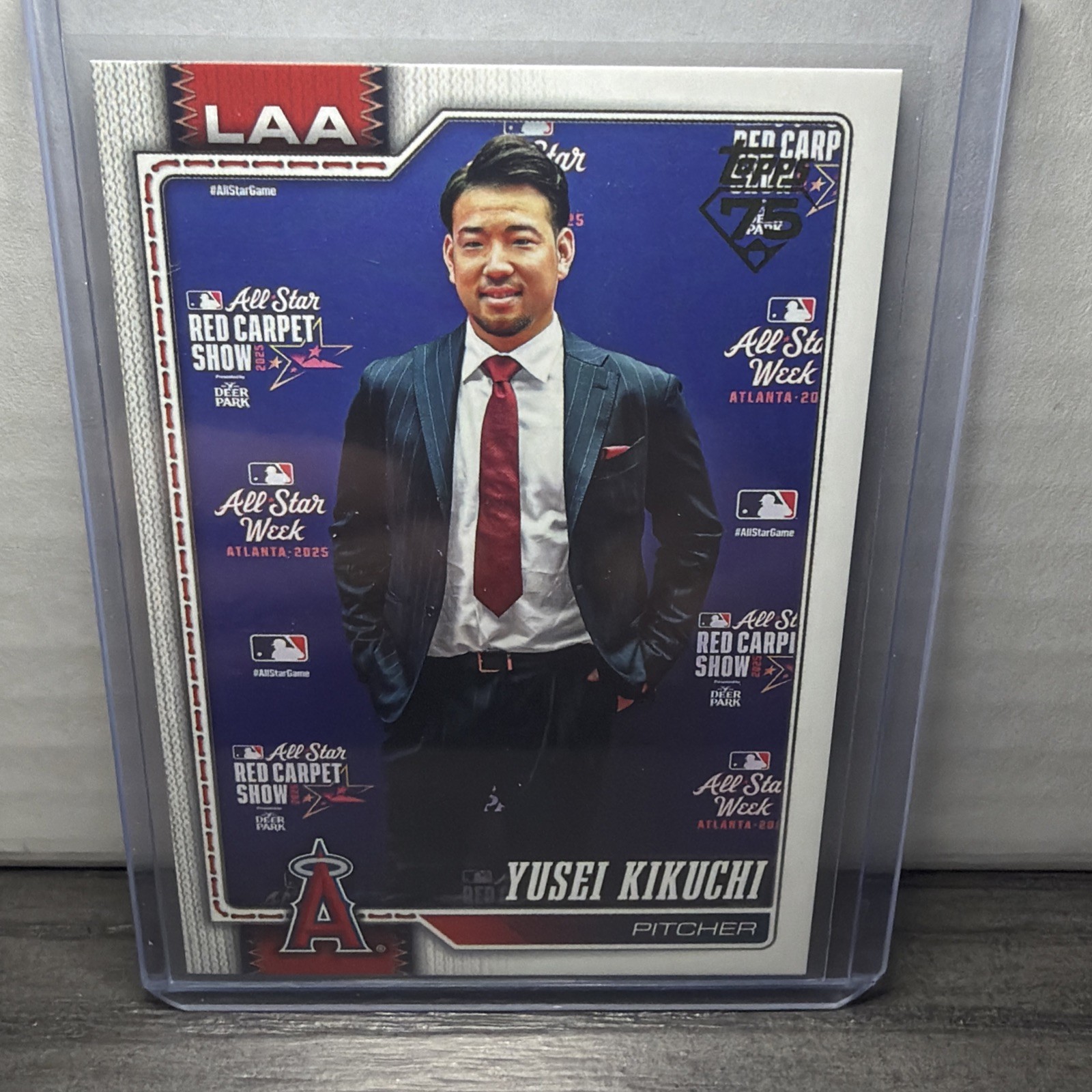 Yusei Kikuchi 2026 Topps Series 1 Golden Mirror SSP #173 Los Angeles Angels CK1
