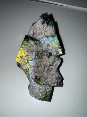 Aura Coated Diana Maria Fluorite Specimen