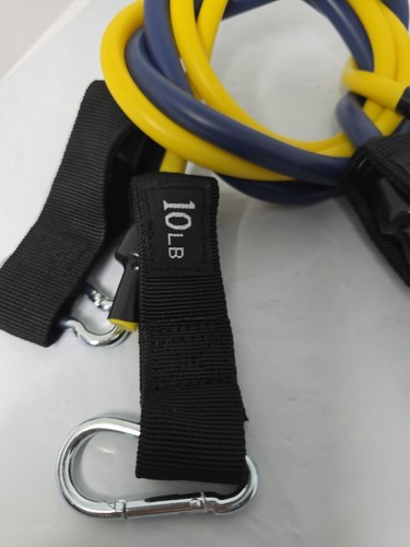 Conjunto de Banda de Resistencia Fuerza Fitness Tubo Ejercicio Yoga Entrenamiento Gimnasio Hogar (2 Pk) - Imagen 2 de 3