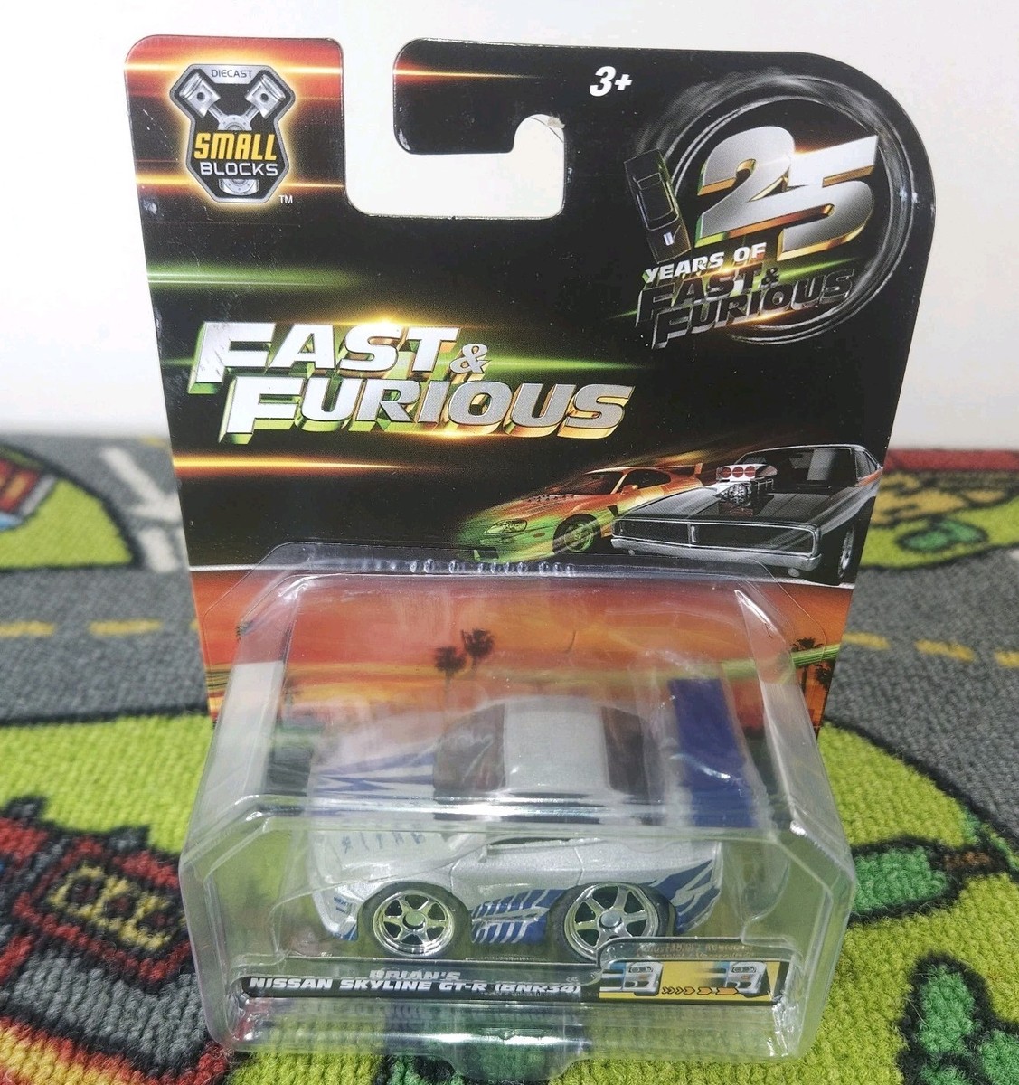 Jada Fast & Furious Brian's Nissan Skyline GT-R R34 1:43 Small