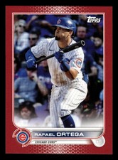 2022 Topps Mini (On-Demand) - Red - #358 Rafael Ortega - 1/5 - Cubs