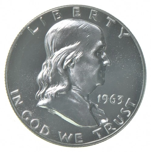 1963 Proof Franklin Half Dollar 90% Silver *1025