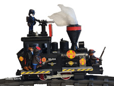 PLAYMOBIL & LGB CUSTOM LOCOMOTIVA SANTA FE SELVAGGIO WEST PEZZO UNICO