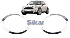 Anelli di finitura per fari anteriori COPPIA - cromata PER MINI COOPER