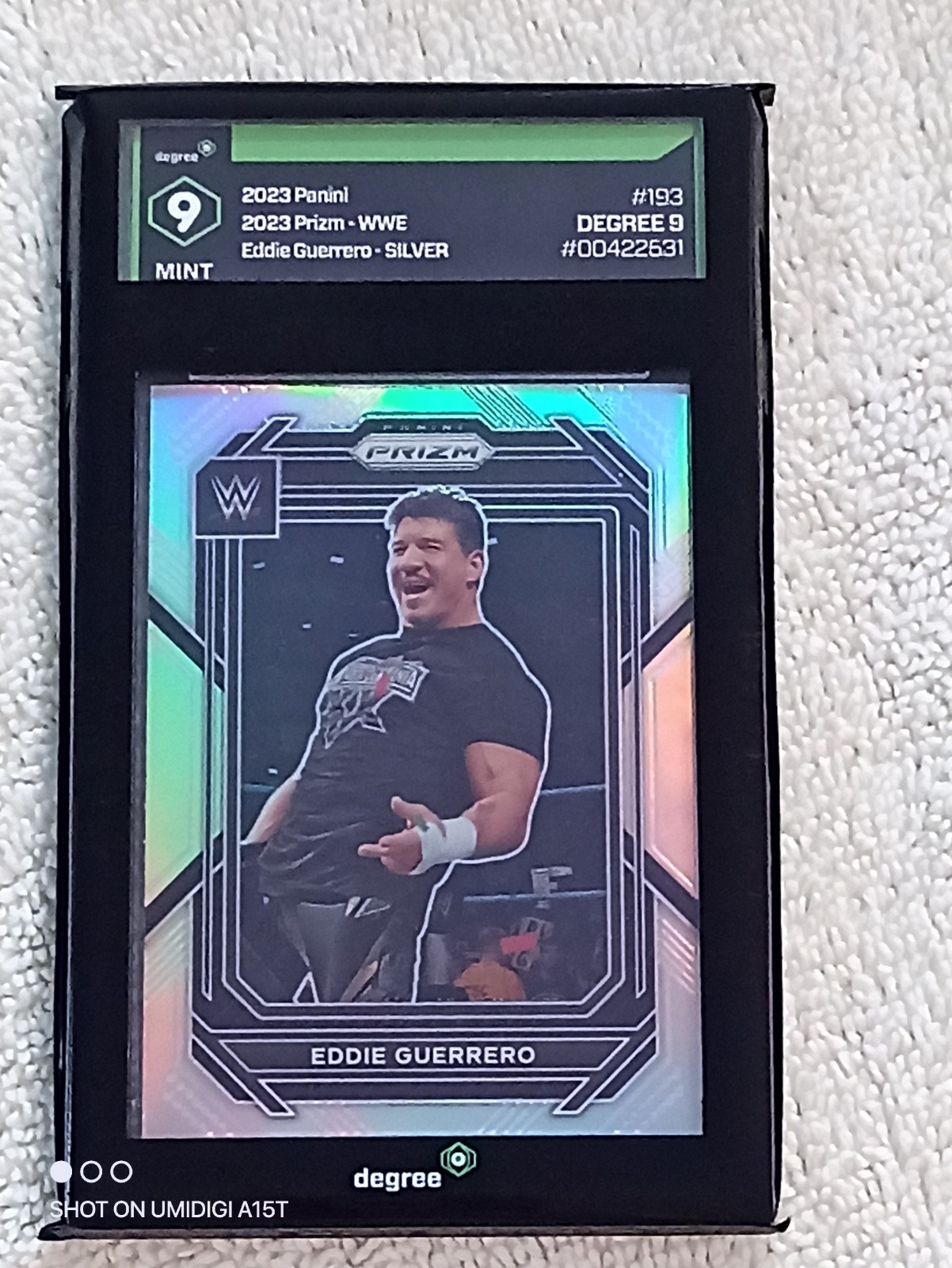 2023 Panini Prizm WWE Silver Prizm #193 Eddie Guerrero Degree 9 Mint