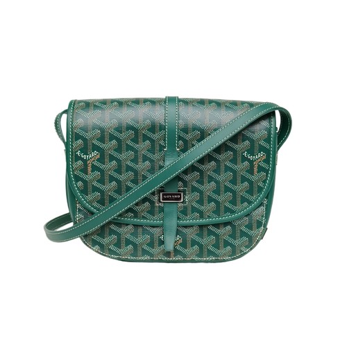 GOYARD Belvedere Pochette Metis  Small 22cm Green  rossbody Bag