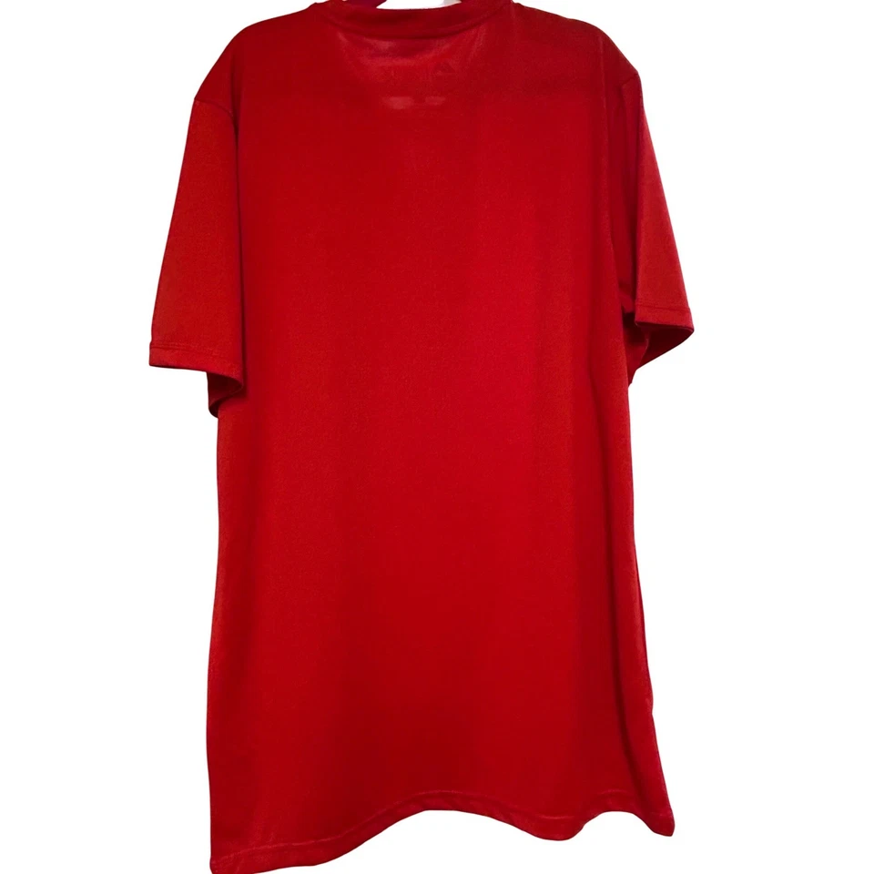 Camiseta Majestic Evolution Cool Base Juvenil Extra Grande YXL Camiseta Roja Foto 2 de 3