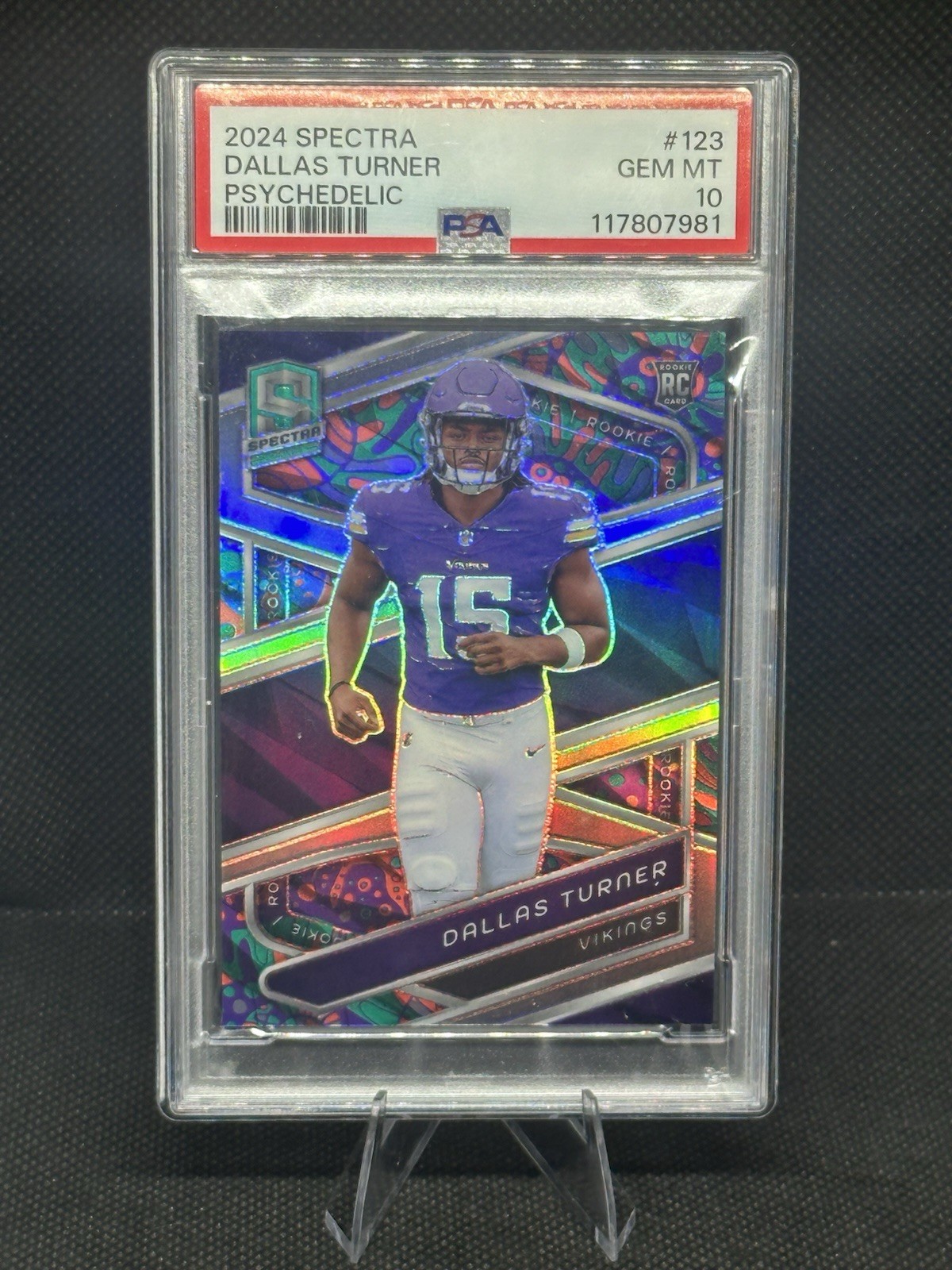 Dallas Turner Panini Spectra #123 Psychedelic